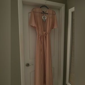Light pink maxi dress